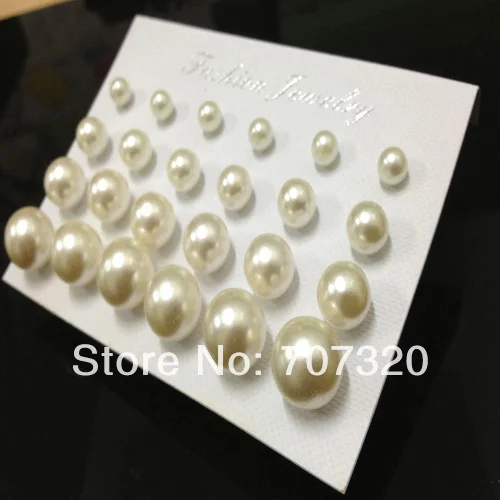 White imitation pearl Stud Earrings 6mm/8mm/10mm/12mm Lady Jewelry Earrings Pearl piercing studs brincos perle boucles
White imitation pearl Stud Earrings 6mm/8mm/10mm/12mm Lady Jewelry Earrings Pearl piercing studs brincos perle boucles
