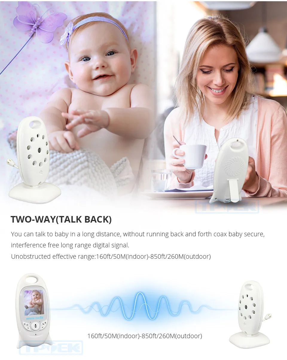 Night Vision Infant Wireless Monitor 