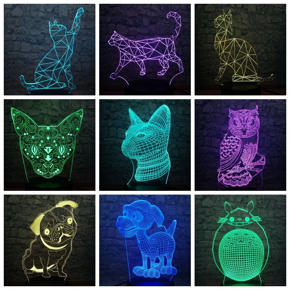 Dropshipping 3D Visual Illusion Lamp Kids Night Light Dog Cat Style Lamp Puppy Cartoon for Baby Child Gift Bedside Bedroom Decor
Dropshipping 3D Visual Illusion Lamp Kids Night Light Dog Cat Style Lamp Puppy Cartoon for Baby Child Gift Bedside Bedroom Decor