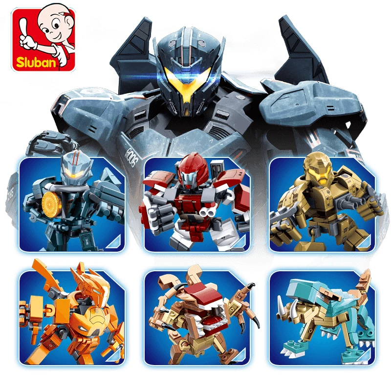 Sluban Building Block Pacific Rim Q Version Mech Warrior vs Monsters Action Figure Educational Bricks Toy
Sluban Building Block Pacific Rim Q Version Mech Warrior vs Monsters Action Figure Educational Bricks Toy