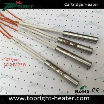 40W Rated Power 24V Voltage 4mm x 25mm length 500mm Cartridge Heater,free shipping!
40W Rated Power 24V Voltage 4mm x 25mm length 500mm Cartridge Heater,free shipping!