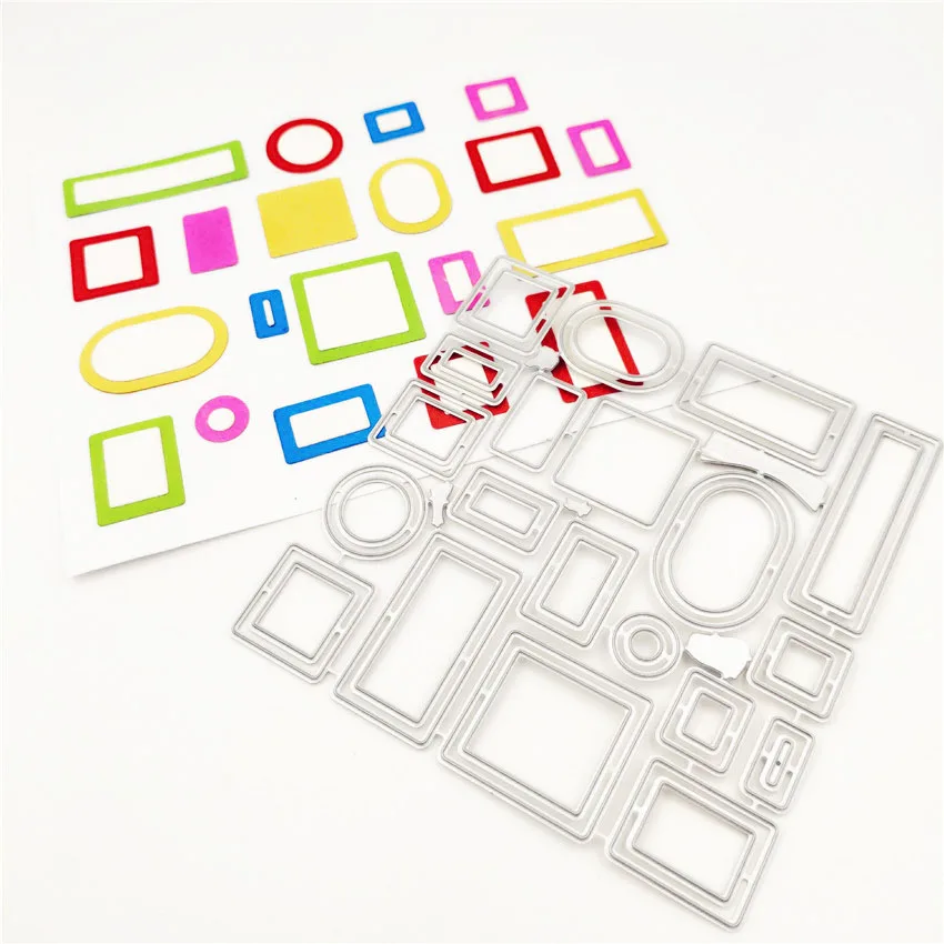 3D Square Geometric Set Metal Cutting Dies Scrapbooking Album DIY Card Craft Embossing Die Cuts New 2019 Arrival
3D Square Geometric Set Metal Cutting Dies Scrapbooking Album DIY Card Craft Embossing Die Cuts New 2019 Arrival