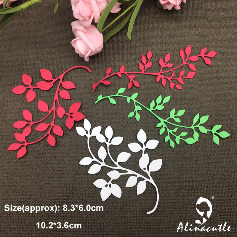 METAL CUTTING DIES cut 2pc leaves vine spring branch Alinacraft Scrapbooking paper craft album card punch knife art cutter die
METAL CUTTING DIES cut 2pc leaves vine spring branch Alinacraft Scrapbooking paper craft album card punch knife art cutter die