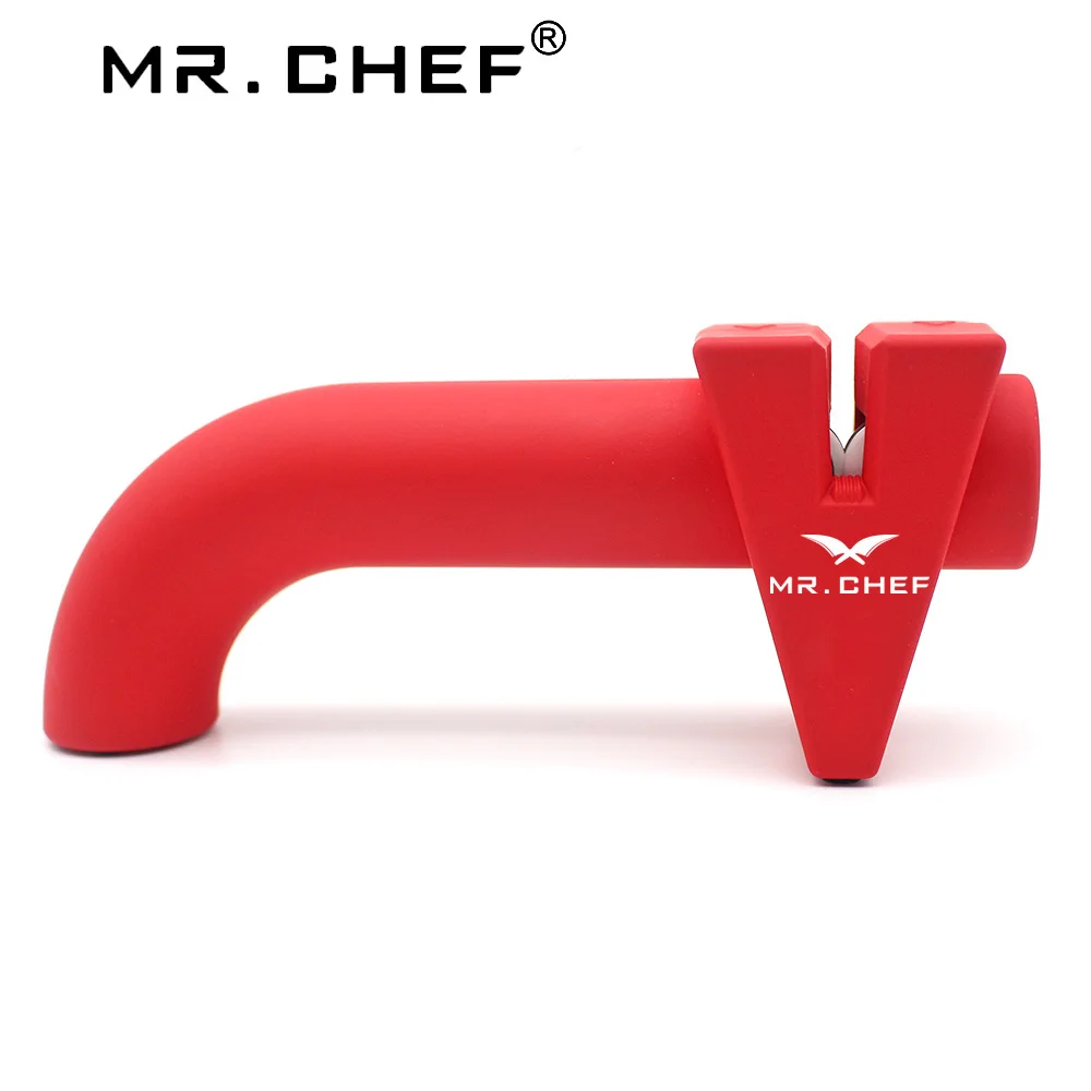 Professional 2 in 1 Knife Sharpener V Shape Fast Kitchen Sharpening Tools Tungsten steel & Ceramic Non-Slip Rubber Handle
Professional 2 in 1 Knife Sharpener V Shape Fast Kitchen Sharpening Tools Tungsten steel & Ceramic Non-Slip Rubber Handle