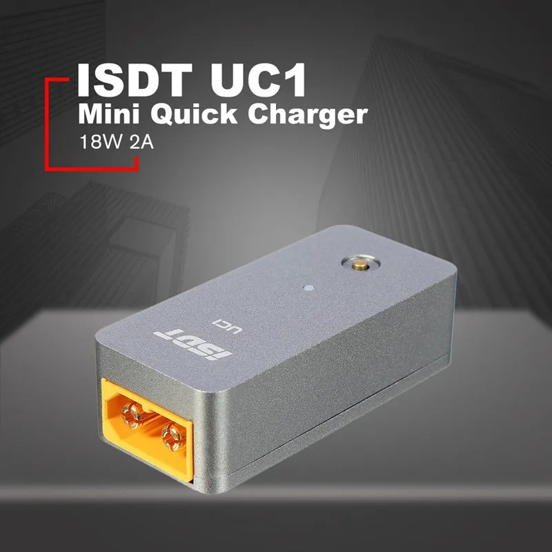 ISDT UC1 18W Quick Charger 2A CNC aluminum alloy Lipo Battery Smart USB Charger Support QC2.0 / QC3.0 / FCP / BC1.2
ISDT UC1 18W Quick Charger 2A CNC aluminum alloy Lipo Battery Smart USB Charger Support QC2.0 / QC3.0 / FCP / BC1.2
