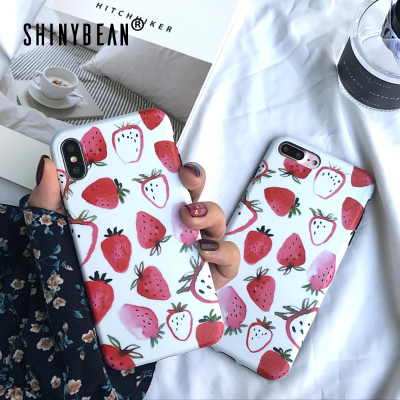 ShinyBean Strawberry Fruit Phone Case For iPhone 6 6S 7 8 Plus Matte Soft Cover For iPhone X XS XR XS Max Watercolours Pattern
ShinyBean Strawberry Fruit Phone Case For iPhone 6 6S 7 8 Plus Matte Soft Cover For iPhone X XS XR XS Max Watercolours Pattern