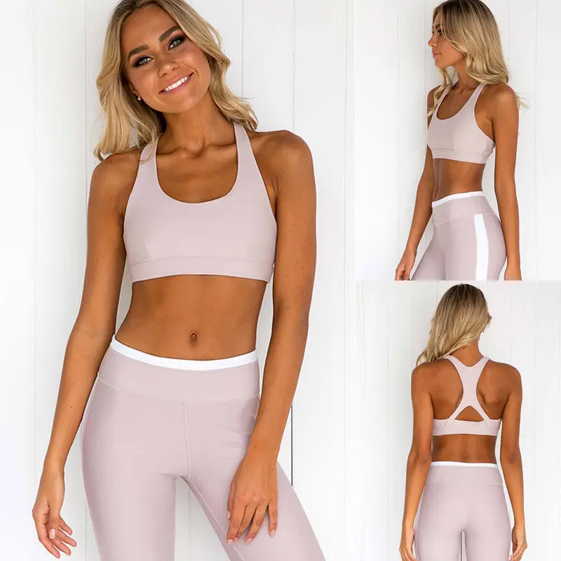2019 New Women Fitness Set Crop Tops Bras Yoga Set Pants Slim Shinny Leggings Gym Workout Sport Tracksuit Yoga Set
2019 New Women Fitness Set Crop Tops Bras Yoga Set Pants Slim Shinny Leggings Gym Workout Sport Tracksuit Yoga Set