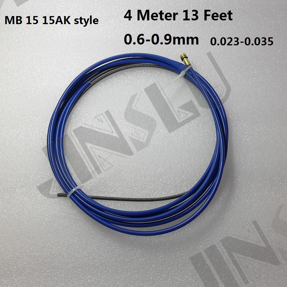 13 feet 4 Meter Liner 0.6-0.9mm for 180A MB15 15AK MIG Torch Welding Torch Gun Binzel BW Style MIG-160 JINSLU
13 feet 4 Meter Liner 0.6-0.9mm for 180A MB15 15AK MIG Torch Welding Torch Gun Binzel BW Style MIG-160 JINSLU