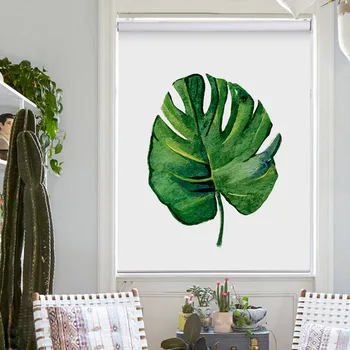MOMO Roller Shades Blinds Blackout Water-Proof Window Curtains Roller Blinds Thermal Insulated Fabric Custom Size Green Plant 2
MOMO Roller Shades Blinds Blackout Water-Proof Window Curtains Roller Blinds Thermal Insulated Fabric Custom Size Green Plant 2