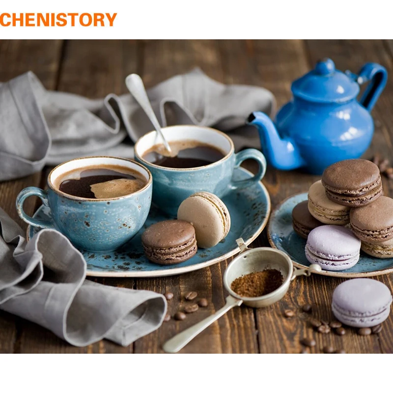 CHENISTORY Coffee Cake DIY Painting By Numbers Modern Home Wall Art Picture Kits Acrylic Handpainted Oil Painting For Gift 40x50
CHENISTORY Coffee Cake DIY Painting By Numbers Modern Home Wall Art Picture Kits Acrylic Handpainted Oil Painting For Gift 40x50