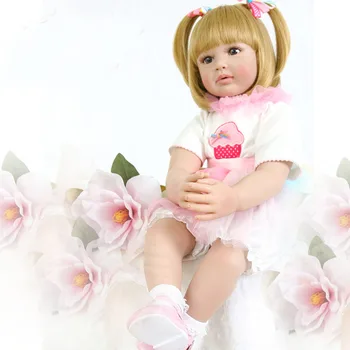 22-24inch 58-60cm Bebes Reborn Doll Soft Silicone Boy Girl Toy Reborn Baby Doll Gift for Children Pink Dress NPK DOLL
22-24inch 58-60cm Bebes Reborn Doll Soft Silicone Boy Girl Toy Reborn Baby Doll Gift for Children Pink Dress NPK DOLL