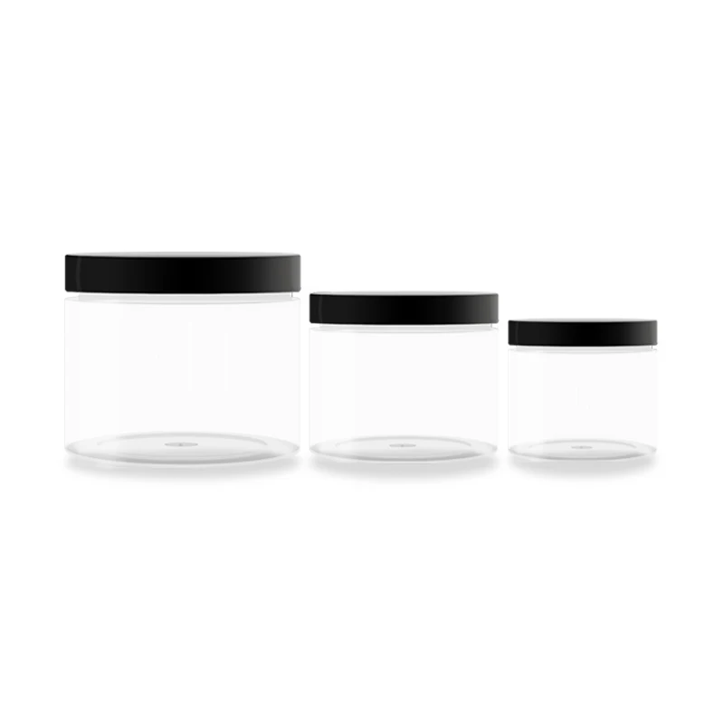 

30g 60g 120g Empty Cosmetic Container Transparent Cream Jar 1oz 2oz 4oz Food Pot ,Tea Tin , Cosmetics Packaging Containers