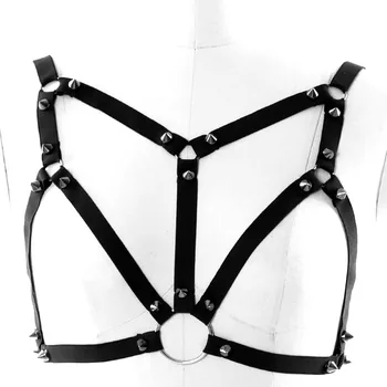 Elastic belt Strappy Top Body Harness Bra Women Plus Size Lingerie See Through Garter Belt Adjust Harajuku Wear Festival Rave
Elastic belt Strappy Top Body Harness Bra Women Plus Size Lingerie See Through Garter Belt Adjust Harajuku Wear Festival Rave
