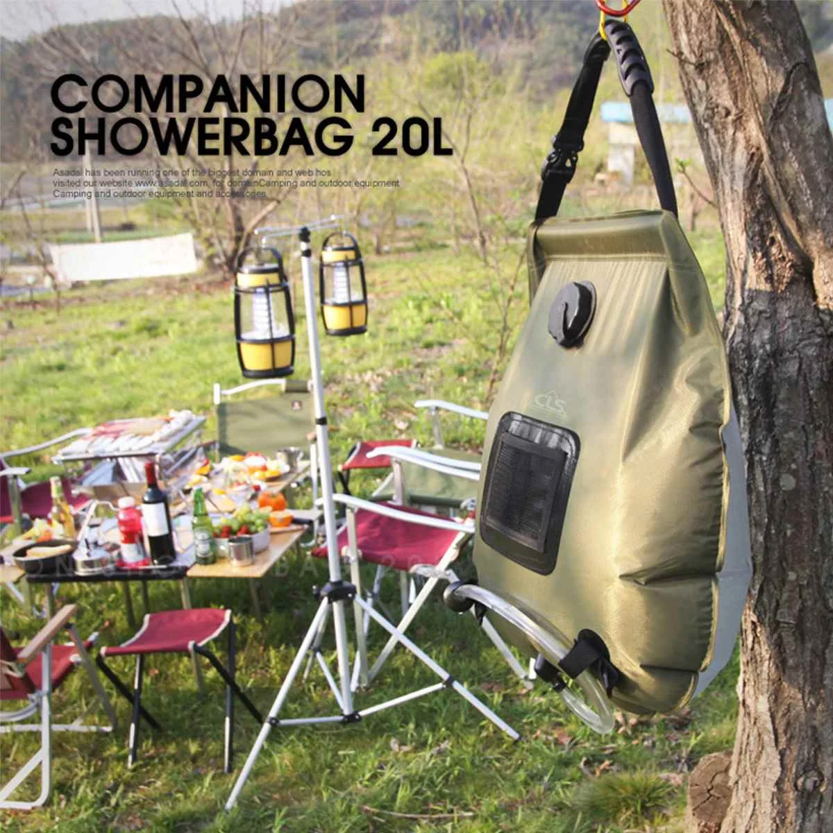 20L 5 Gallon Portable Shower Folding Outdoor Camping Heating Pipe Camo Bag Solar Water Heater 48
20L 5 Gallon Portable Shower Folding Outdoor Camping Heating Pipe Camo Bag Solar Water Heater 48