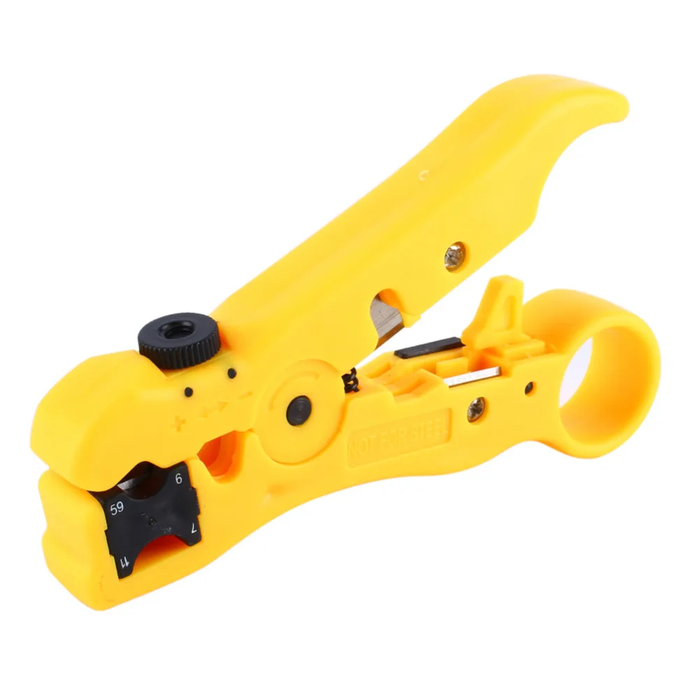Multifunctional Coax Coaxial Cable Wire Cutter Tools RG59 RG6 RG7 RG11 Stripper Stripping Scissors Hand Tool
Multifunctional Coax Coaxial Cable Wire Cutter Tools RG59 RG6 RG7 RG11 Stripper Stripping Scissors Hand Tool