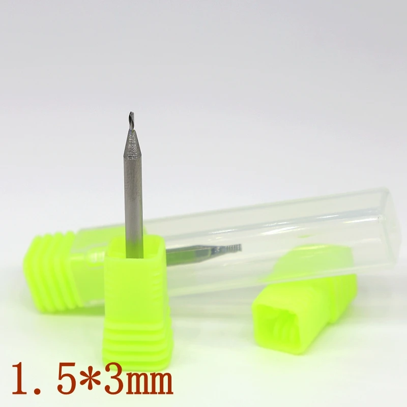 HANGXIN 1 piece 3.175 * 1.5mm left spiral cutter down chip cutting machine CNC milling cutter Carbide fittings tool
HANGXIN 1 piece 3.175 * 1.5mm left spiral cutter down chip cutting machine CNC milling cutter Carbide fittings tool