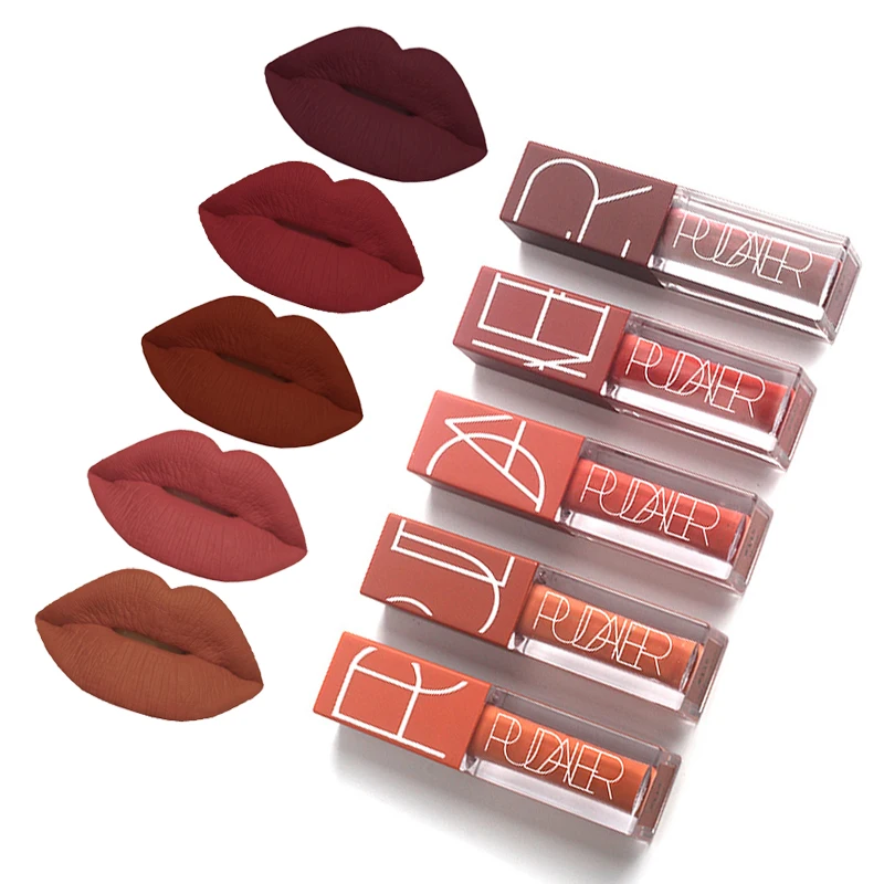 PUDAIER Brand Lip Colors Pigment Long Lasting Matte Lip Gloss Maquiagem Liquid Lip Stick Retro Red Nude Matte Lipsticks Make Up
PUDAIER Brand Lip Colors Pigment Long Lasting Matte Lip Gloss Maquiagem Liquid Lip Stick Retro Red Nude Matte Lipsticks Make Up