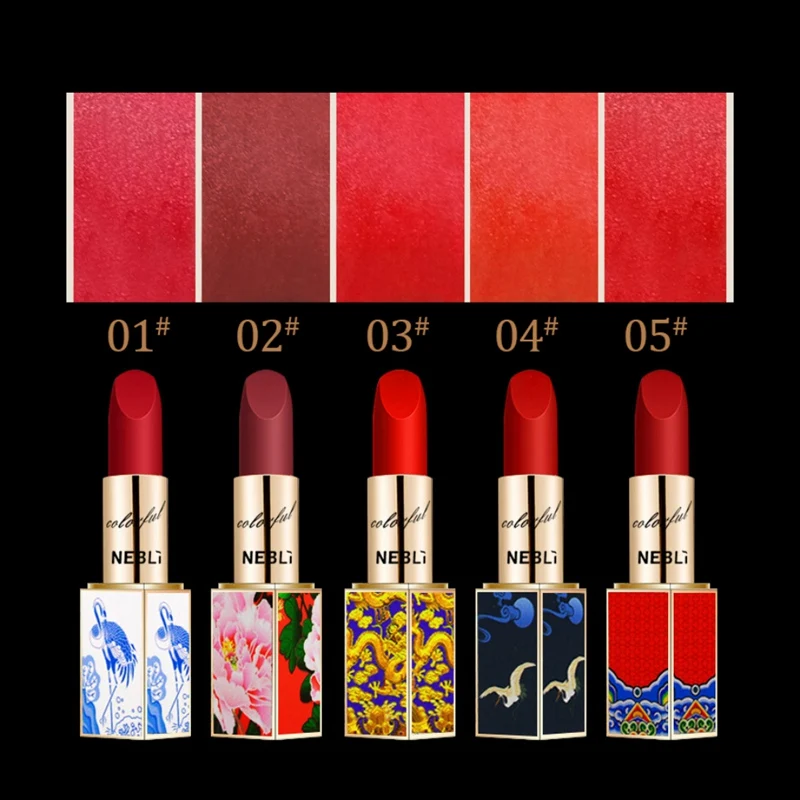 Lips Makeup Waterproof Long Lasting Professional Nude Red Velvet Matte Lipstick Pigment Lips Make Up Luxury Chinese Style
Lips Makeup Waterproof Long Lasting Professional Nude Red Velvet Matte Lipstick Pigment Lips Make Up Luxury Chinese Style