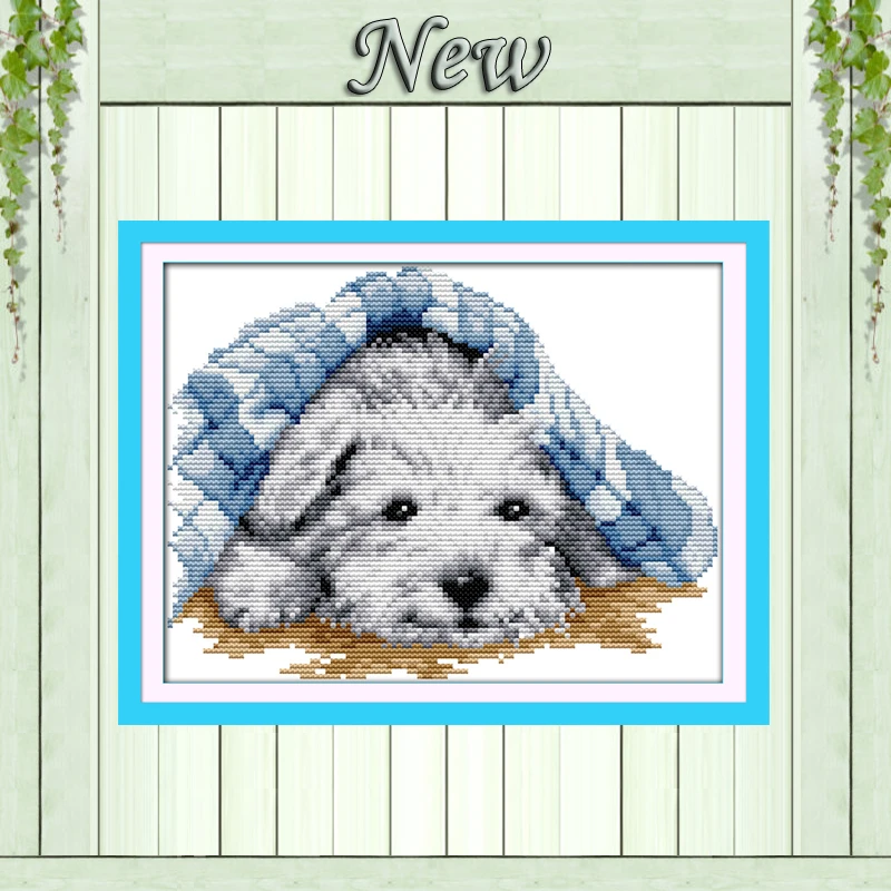 Small lovely dog,Counted Printed on the canvas DMC 11CT 14CT Cross Stitch kits,needlework Set embroidery,animal Home Decoration
Small lovely dog,Counted Printed on the canvas DMC 11CT 14CT Cross Stitch kits,needlework Set embroidery,animal Home Decoration