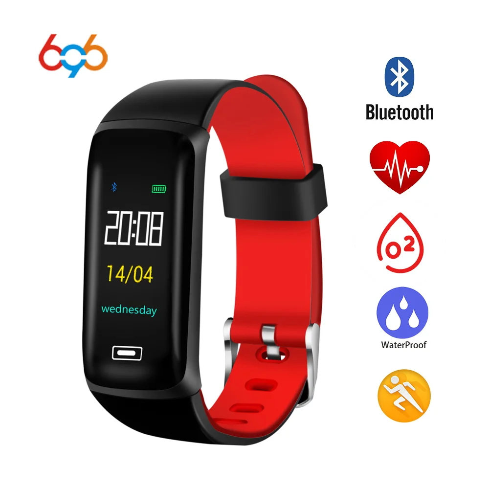 696 MJ05 Smart Band Blood Pressure Fitness Tracker Color Screen Wristband Heart Rate Monitor Smart Bracelet for Xiaomi iPhone
696 MJ05 Smart Band Blood Pressure Fitness Tracker Color Screen Wristband Heart Rate Monitor Smart Bracelet for Xiaomi iPhone