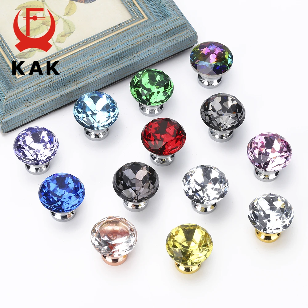KAK 30mm Crystal Knobs Cabinet Knobs and Handles Diamond Shape Kitchen Cupboard Handles Drawer Knobs Furniture Handle Hardware
KAK 30mm Crystal Knobs Cabinet Knobs and Handles Diamond Shape Kitchen Cupboard Handles Drawer Knobs Furniture Handle Hardware