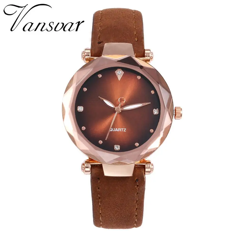 Hot Fashion Women Romantic Starry Sky Wrist Watch Leather Rhinestone Designer Ladies vansvar Brand Clock Relogio Feminino
Hot Fashion Women Romantic Starry Sky Wrist Watch Leather Rhinestone Designer Ladies vansvar Brand Clock Relogio Feminino