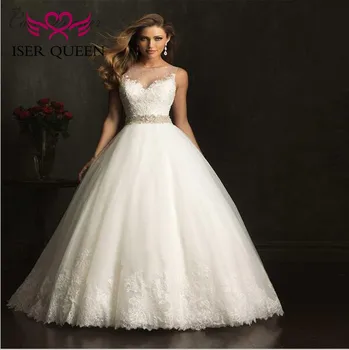 Illusion Vest-type Embroidery Wedding Gown with Sequined Crystal Sashes Beading Zipper 2020 Wedding Dress w0096
Illusion Vest-type Embroidery Wedding Gown with Sequined Crystal Sashes Beading Zipper 2020 Wedding Dress w0096