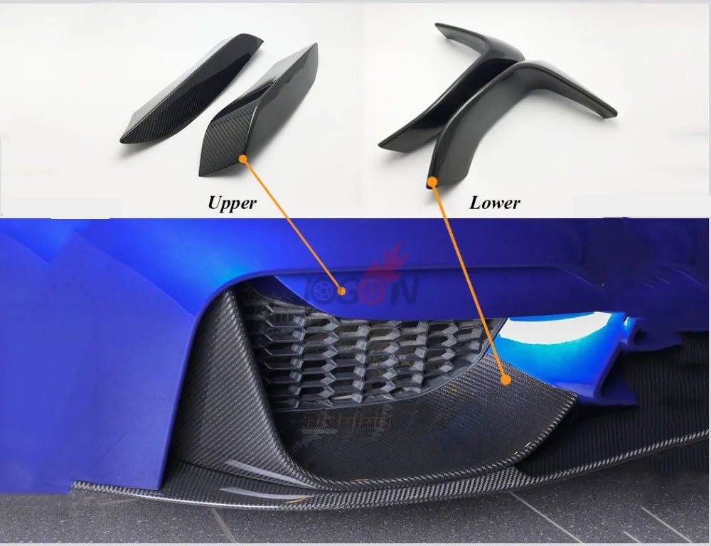 Car Front Bumper Upper Lower Eyelid Trim For BMW M3 F80 M4 F82 F83 2014 2015 2016 2017 2018 Carbon Fiber Lip Splitter
Car Front Bumper Upper Lower Eyelid Trim For BMW M3 F80 M4 F82 F83 2014 2015 2016 2017 2018 Carbon Fiber Lip Splitter