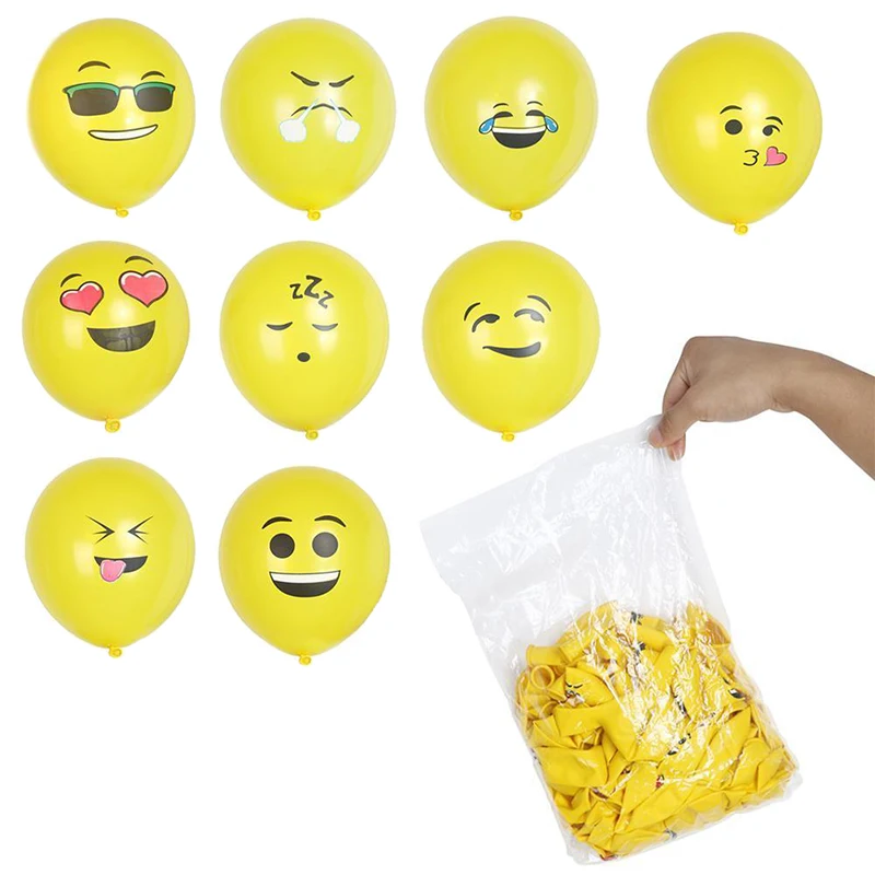 12Pcs/Set 12inch Funny Cute Round Smiley Balloon Emoji Foil Ballons Birthday Party Emoticons Helium Balloon Wedding Decor Inflat
12Pcs/Set 12inch Funny Cute Round Smiley Balloon Emoji Foil Ballons Birthday Party Emoticons Helium Balloon Wedding Decor Inflat