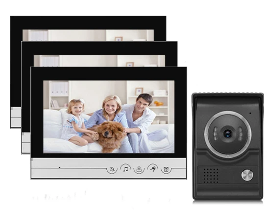 XinSiLu 9 inch Touch Button Video Intercom Video Door Phone 700TVLine IR Outdoor Camera for Home / Office Security System 1V3
XinSiLu 9 inch Touch Button Video Intercom Video Door Phone 700TVLine IR Outdoor Camera for Home / Office Security System 1V3