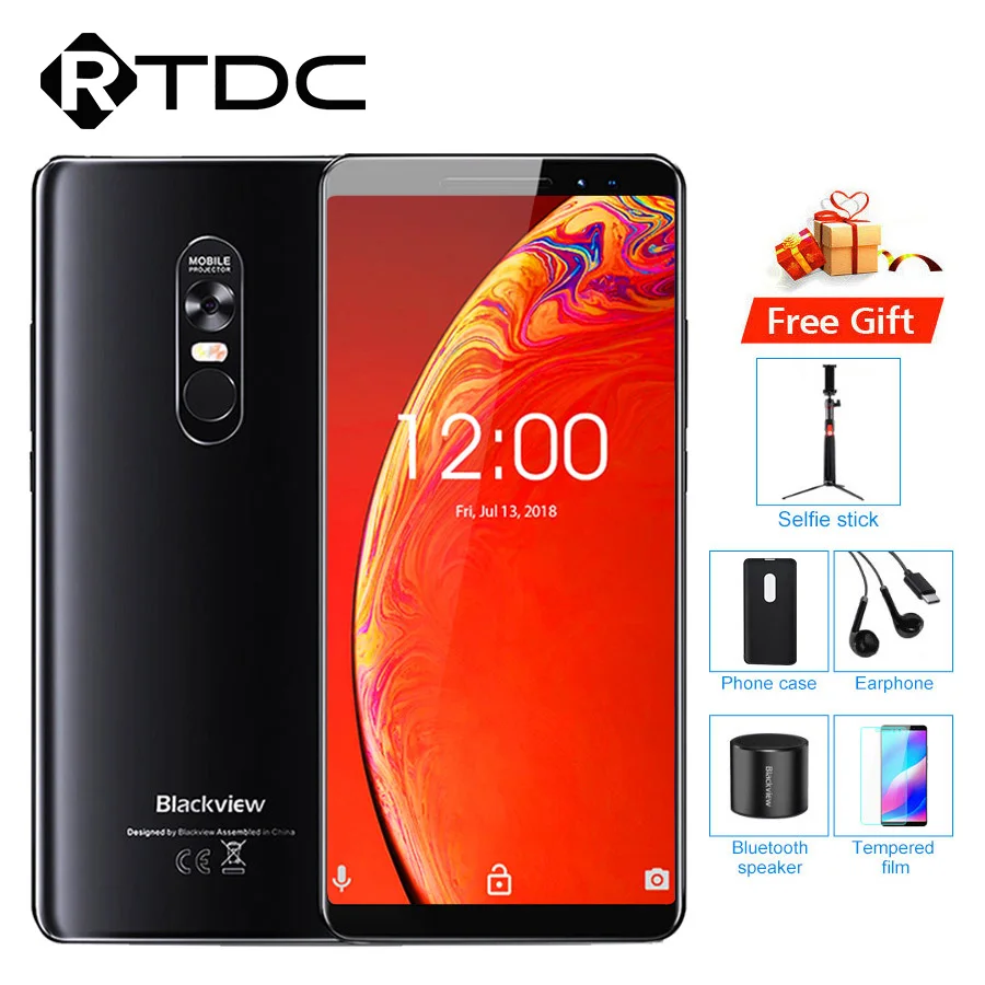 Blackview MAX 1 projector phone 6.01 inch 6GB 64GB 4680mAh Android 8.1 NFC Mini Projector Portable Home Theater 18:9 Smartphone
Blackview MAX 1 projector phone 6.01 inch 6GB 64GB 4680mAh Android 8.1 NFC Mini Projector Portable Home Theater 18:9 Smartphone