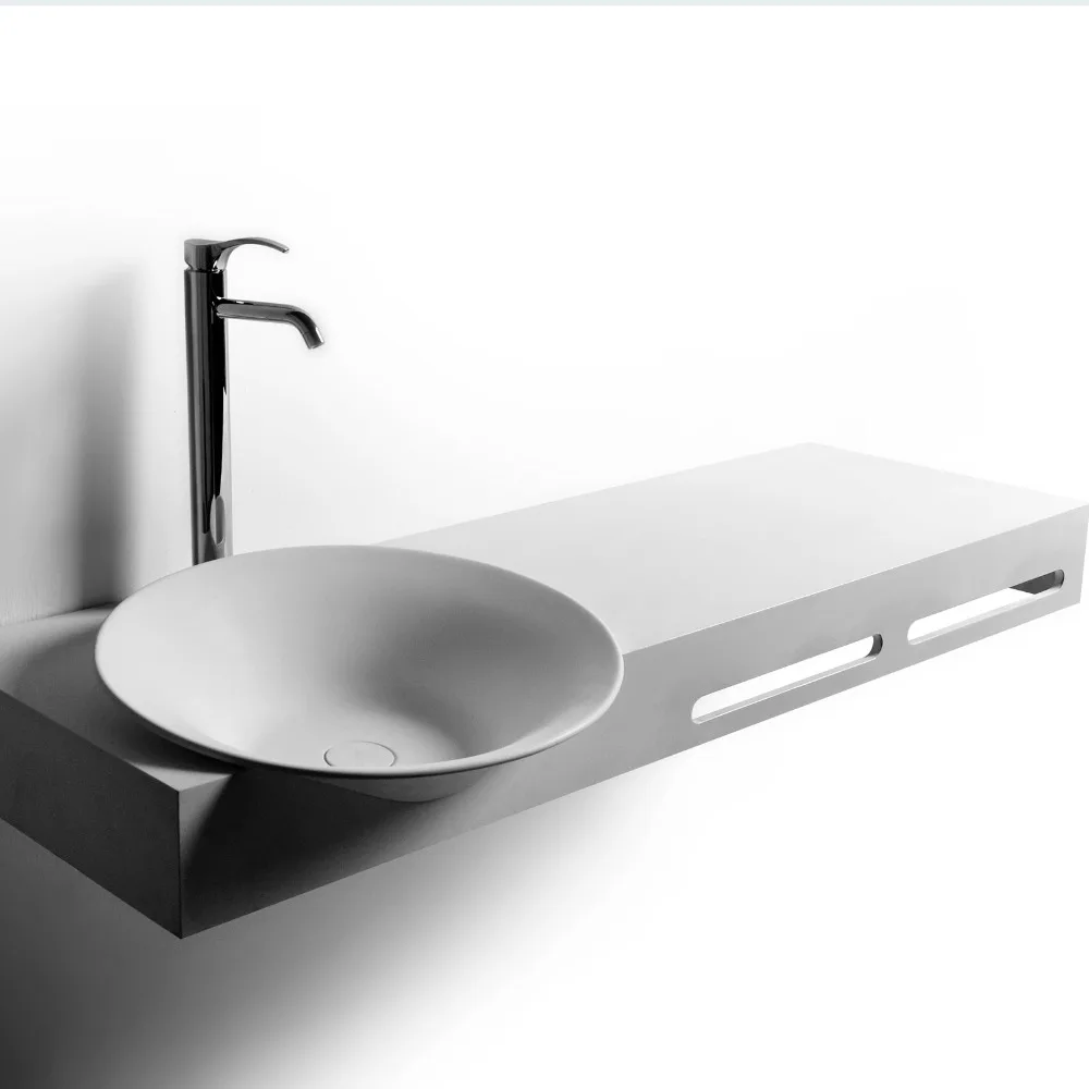 Hola Designer 1400 mm Solid Surface Wash Basin Boxy & trendy Functional With Towe holes RS3890-1
Hola Designer 1400 mm Solid Surface Wash Basin Boxy & trendy Functional With Towe holes RS3890-1