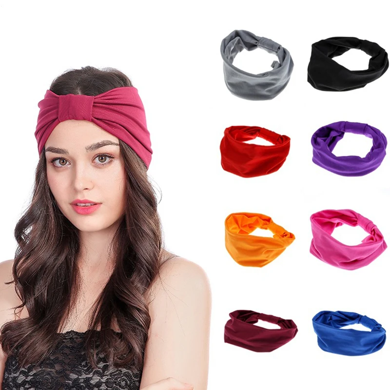 1PC Fashion Wide Elastic Headband Turban for Women Hairband Lady Solid Cross Head Wrap Bandage Headwear Hair Accessories
1PC Fashion Wide Elastic Headband Turban for Women Hairband Lady Solid Cross Head Wrap Bandage Headwear Hair Accessories