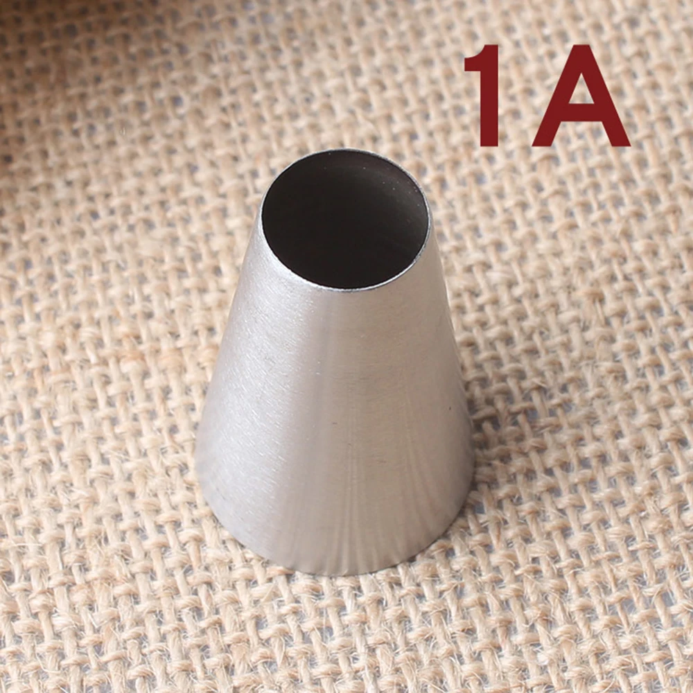 #1A Large Round Metal Cake Cream Decoration Tips Pastry Tools Stainless Steel Piping Icing Nozzle Cupcake Head
#1A Large Round Metal Cake Cream Decoration Tips Pastry Tools Stainless Steel Piping Icing Nozzle Cupcake Head