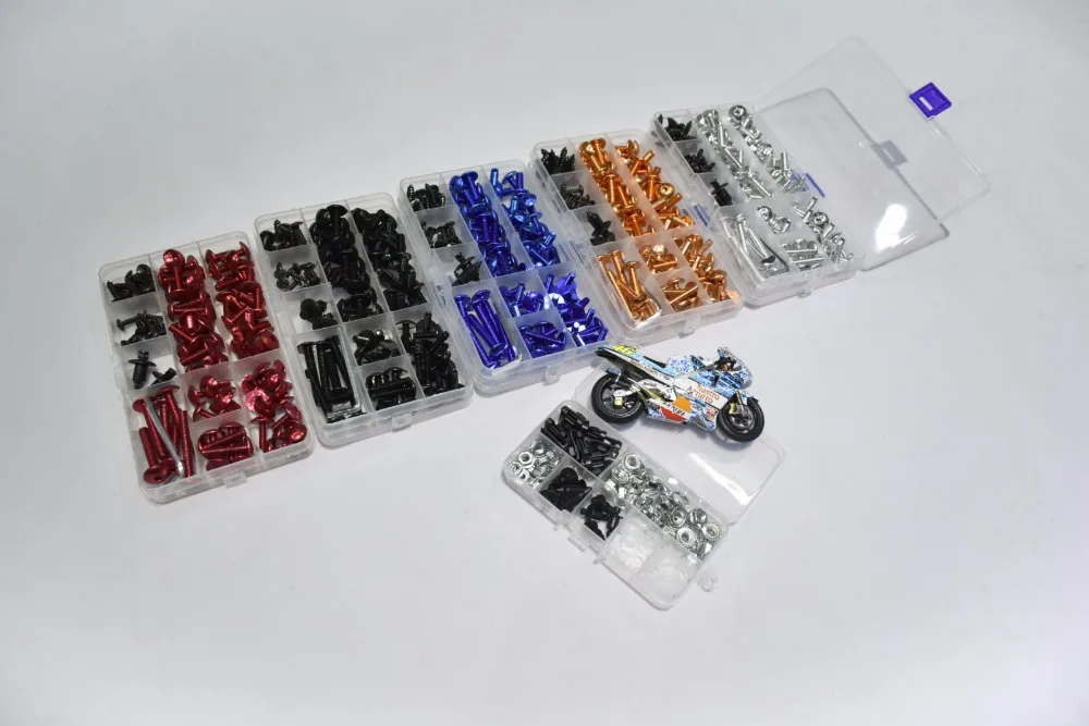 1 Sets Complete Motorcycle Windshield Fairing Bolts Nuts Screws Washer Kit Fastener Clips Screws Aluminum
1 Sets Complete Motorcycle Windshield Fairing Bolts Nuts Screws Washer Kit Fastener Clips Screws Aluminum
