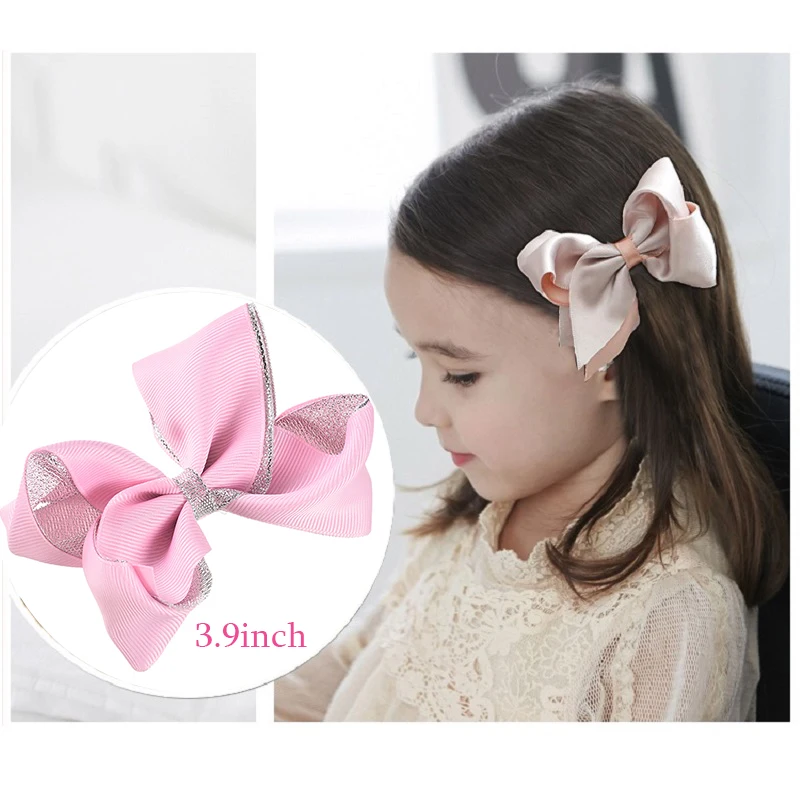 3.9 Inch Girls Big Solid Ribbon Hair Bow Clips for Kids Hairpins Boutique Hair Ties Handmade Children Princess Hair Accessories
3.9 Inch Girls Big Solid Ribbon Hair Bow Clips for Kids Hairpins Boutique Hair Ties Handmade Children Princess Hair Accessories