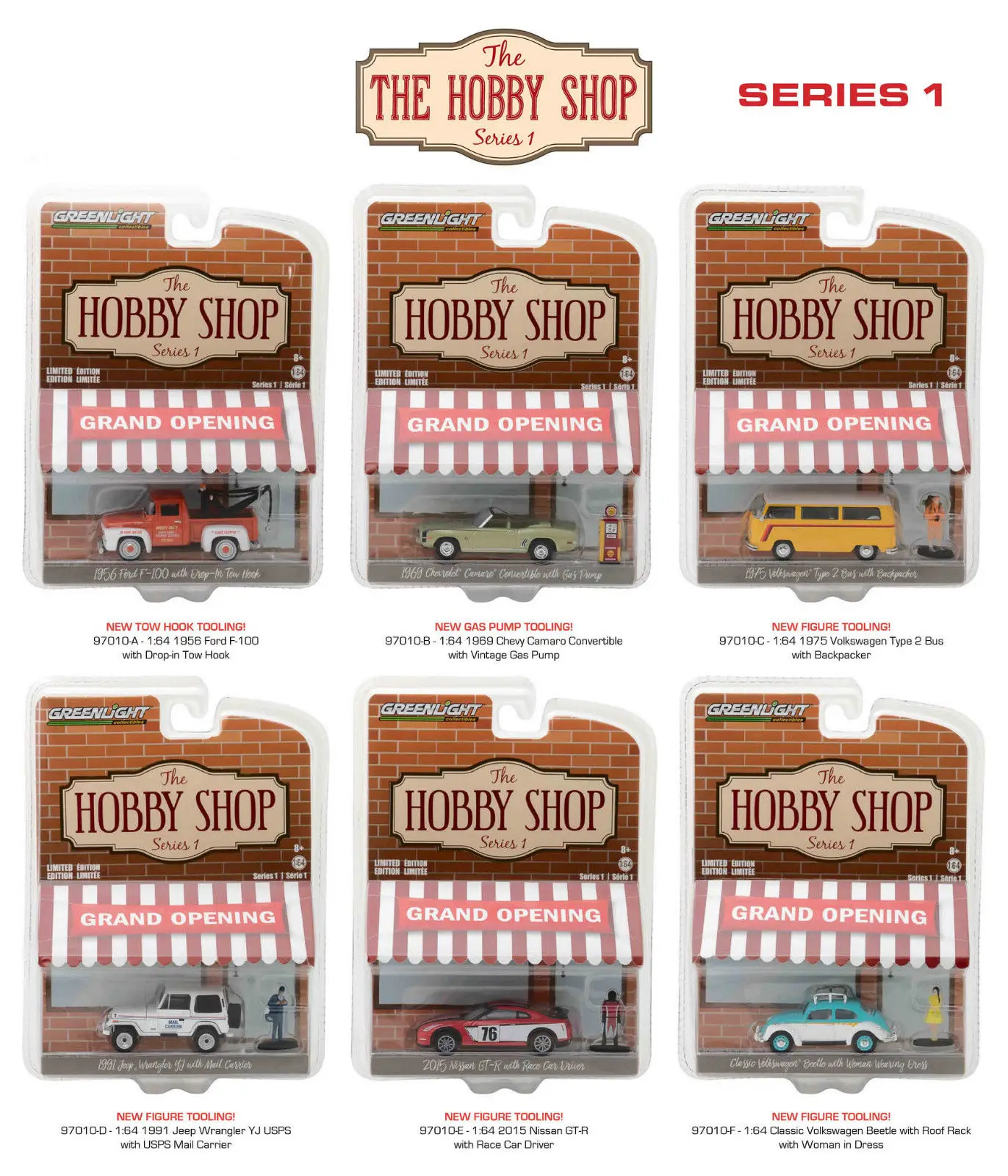 6 Piece Set GL 1:64 The Hobby Shop Series 1 alloy model Car Diecast Metal Toys Birthday Gift For Kids Boy 
6 Piece Set GL 1:64 The Hobby Shop Series 1 alloy model Car Diecast Metal Toys Birthday Gift For Kids Boy