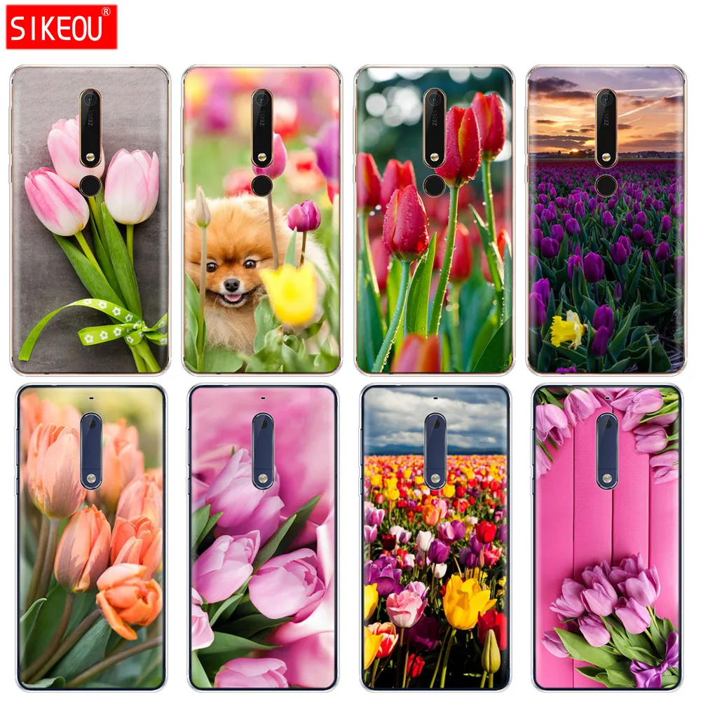silicone cover phone case for Nokia 5 3 6 7 PLUS 8 9 /Nokia 6.1 5.1 3.1 2.1 6 2018 Tulips flower Spring field Red pink purple
silicone cover phone case for Nokia 5 3 6 7 PLUS 8 9 /Nokia 6.1 5.1 3.1 2.1 6 2018 Tulips flower Spring field Red pink purple