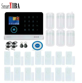SmartYIBA Touch keypad WIFI Android IOS App Smart Home Burglar Alarm System Infared Motion Door Sensor Blue Siren Alarm Kits
SmartYIBA Touch keypad WIFI Android IOS App Smart Home Burglar Alarm System Infared Motion Door Sensor Blue Siren Alarm Kits