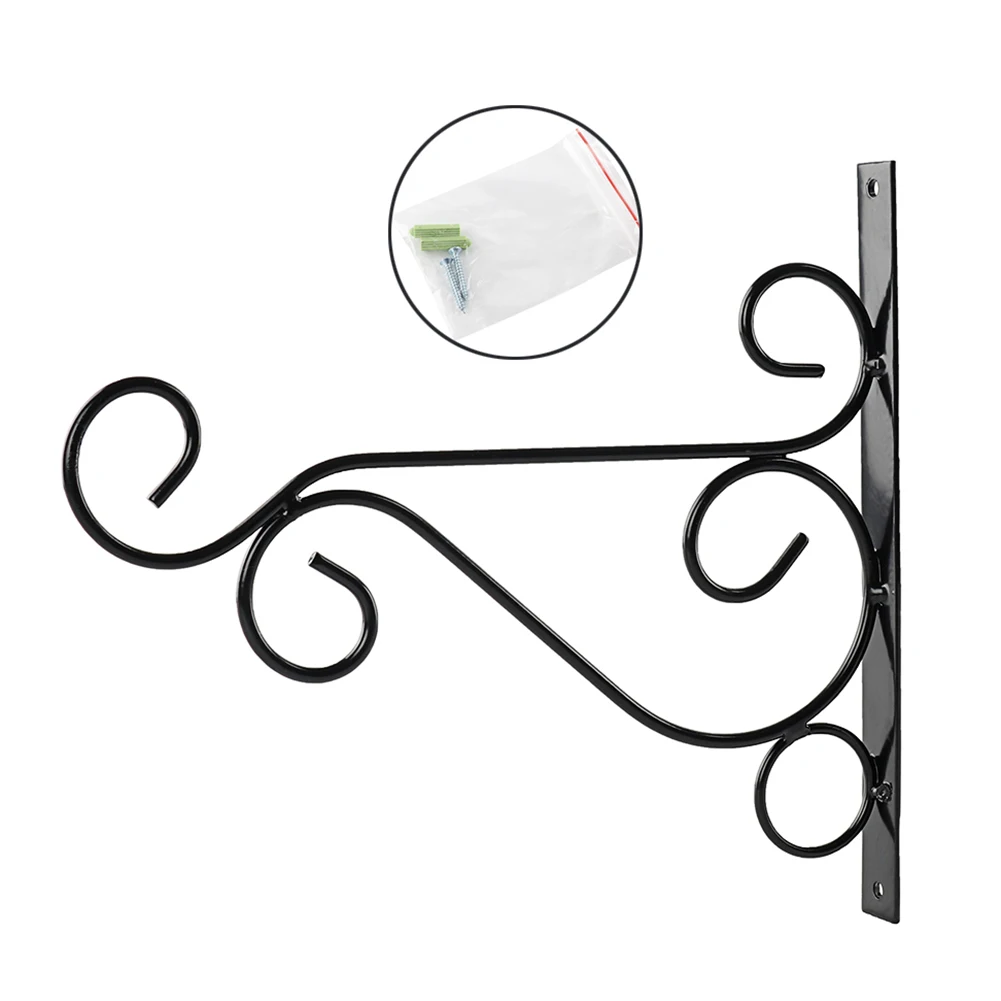 Plant Hanging Bracket Wall Hanging Flowerpot Bracket Iron Flower Stand Balcony Home Decoration Iron wall deck Plants Pots Hooks
Plant Hanging Bracket Wall Hanging Flowerpot Bracket Iron Flower Stand Balcony Home Decoration Iron wall deck Plants Pots Hooks