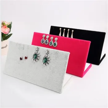 L Shape Fabric Velvet Necklace Jewelry Display Stand Wooden Shelf Showcase Pendant Necklace Organizer Holder Black/Grey/Rose Red
L Shape Fabric Velvet Necklace Jewelry Display Stand Wooden Shelf Showcase Pendant Necklace Organizer Holder Black/Grey/Rose Red