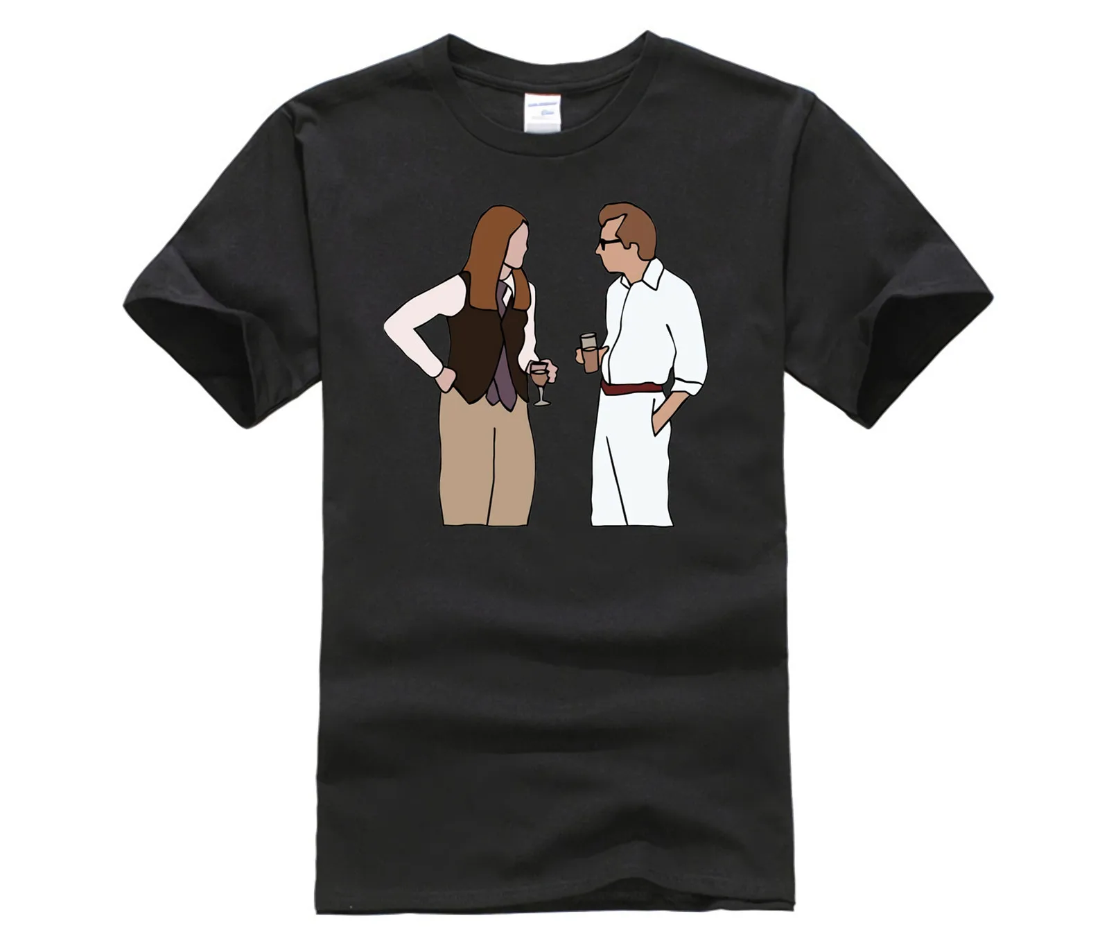 casual o-neck loose summer T shirt for men Woody Allen Annie Hall Men's white short sleeve t-shirt
casual o-neck loose summer T shirt for men Woody Allen Annie Hall Men's white short sleeve t-shirt