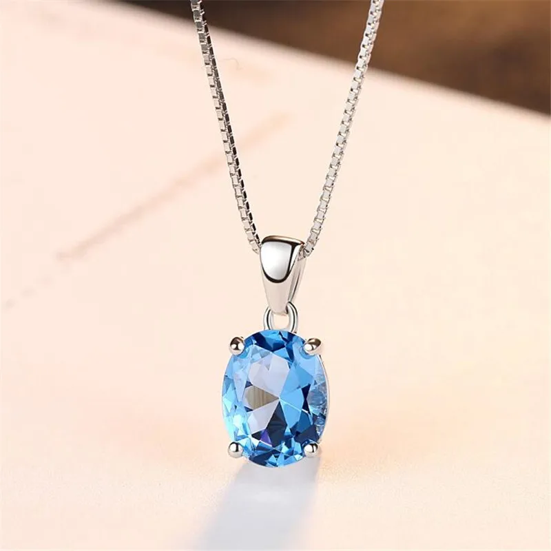 Topaz Necklace For Women 2.63ct Cushion-Cut Genuine Sky Blue Topaz Pendant Necklace 925 Sterling Silver Fine Jewelry Wedding
Topaz Necklace For Women 2.63ct Cushion-Cut Genuine Sky Blue Topaz Pendant Necklace 925 Sterling Silver Fine Jewelry Wedding