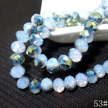 Wholesale 100pcs Rondelle Faceted Crystal Glass jewelry loose Spacer Beads 6x4mm HA53
Wholesale 100pcs Rondelle Faceted Crystal Glass jewelry loose Spacer Beads 6x4mm HA53