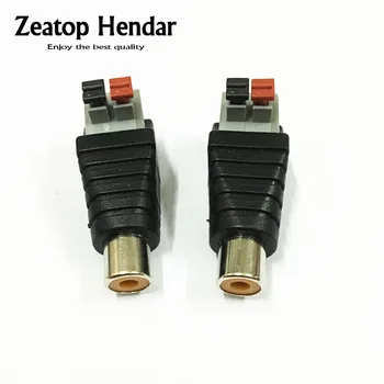 100Pcs CAT5 To Camera CCTV Video Balun RCA Female Jack AV Screw Terminal Pressed Connector RCA Female to Terminal Block
100Pcs CAT5 To Camera CCTV Video Balun RCA Female Jack AV Screw Terminal Pressed Connector RCA Female to Terminal Block