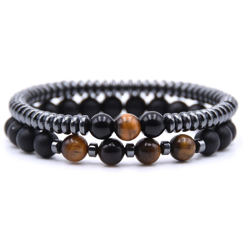 NIUYITID Hot 2pcs/set 12 Style Men Bracelet Beads Couples Distance Tiger Eye Bracelet Natural Stone Yoga Beaded Strand Jewelry
NIUYITID Hot 2pcs/set 12 Style Men Bracelet Beads Couples Distance Tiger Eye Bracelet Natural Stone Yoga Beaded Strand Jewelry