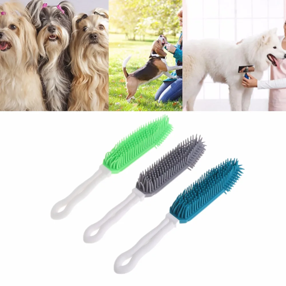 1Pc Pet Dog Cat Hair Remover Portable Soft Silicone Hang Cleaning Bathing Brush Comb For Dogs Cats Pet Supplies C42
1Pc Pet Dog Cat Hair Remover Portable Soft Silicone Hang Cleaning Bathing Brush Comb For Dogs Cats Pet Supplies C42