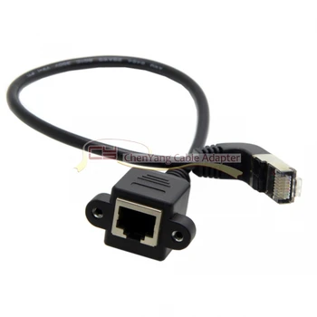 10PCS/CY 8P8C FTP STP UTP Cat 5e Male to Female Lan Ethernet Network Extension Cable with Panel Mount Holes 30cm Up angledUSA
10PCS/CY 8P8C FTP STP UTP Cat 5e Male to Female Lan Ethernet Network Extension Cable with Panel Mount Holes 30cm Up angledUSA