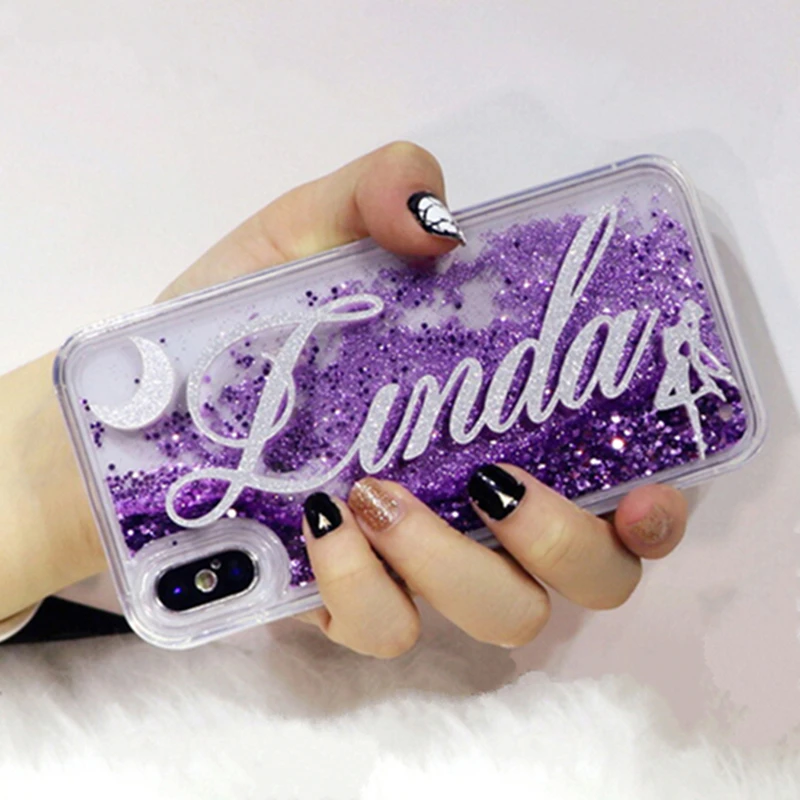 New arrival ! For iPhone 6 6s 7 8 plus X Luxury Exclusive Customize Name liquid quicksand glitter phone case cover
New arrival ! For iPhone 6 6s 7 8 plus X Luxury Exclusive Customize Name liquid quicksand glitter phone case cover