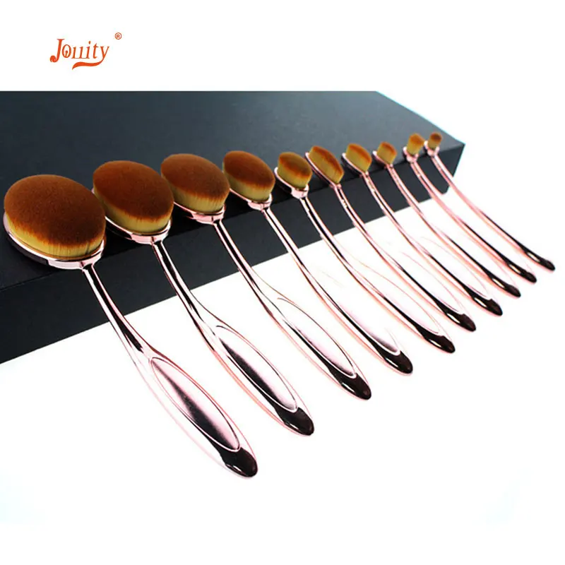 jollity 10pcs Makeup Brushes Set Professional Nylon Toothbrush Shaped Oval Make Up Brushes Set Soft Foundation Powder Brushs
jollity 10pcs Makeup Brushes Set Professional Nylon Toothbrush Shaped Oval Make Up Brushes Set Soft Foundation Powder Brushs